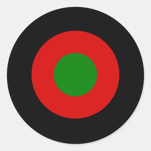 マラウイの国の国旗の記号の陸軍軍隊 ラウンドシール (正面)