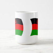 マラウイの国旗マグ コーヒーマグカップ (中央)