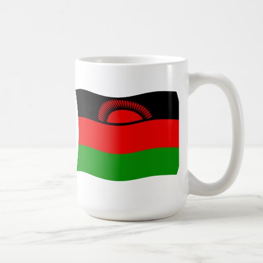 マラウイの国旗マグ コーヒーマグカップ (右)