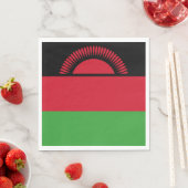 マラウイの国旗 スタンダードランチョンナプキン (インサイチュ)