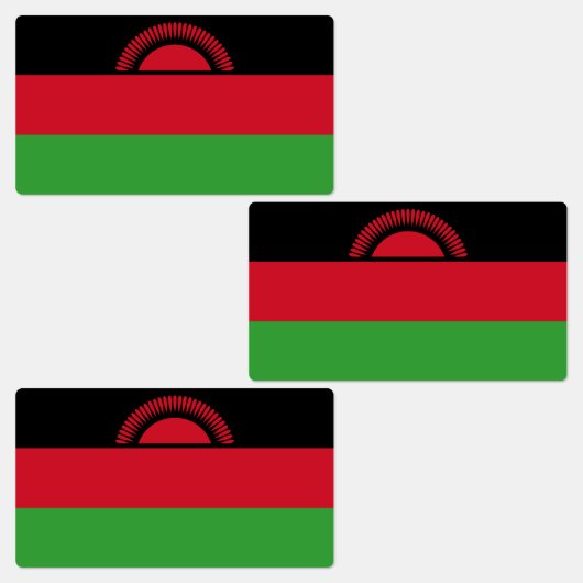 マラウイの国旗 ラベル (グループ)