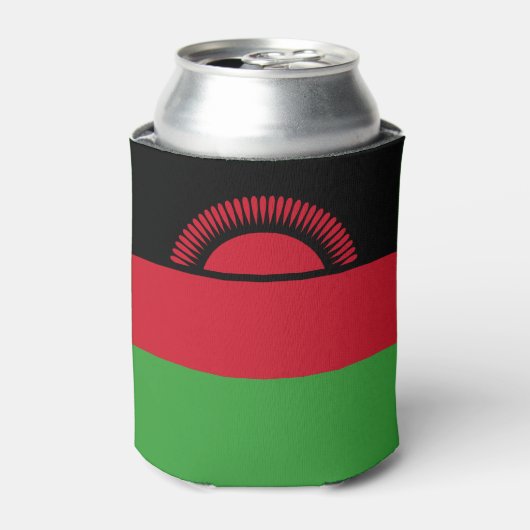 マラウイの国旗 缶クーラー (缶正面)