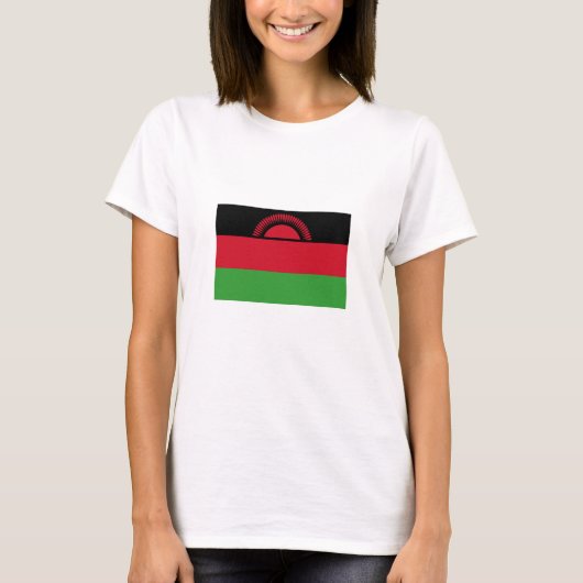 マラウイの国旗 Tシャツ (正面)