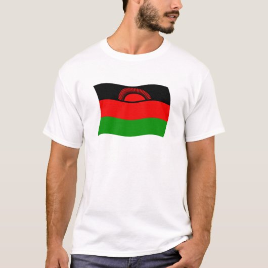 マラウイの旗のTシャツ Tシャツ (正面)