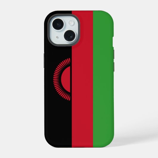 マラウイの旗 Case-Mate iPhoneケース iPhone 15ケース (裏面)