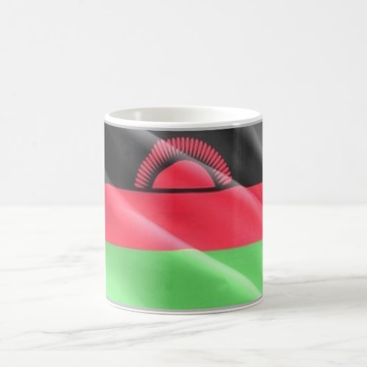 マラウイ国旗 – コーヒーマグカップ (中央)