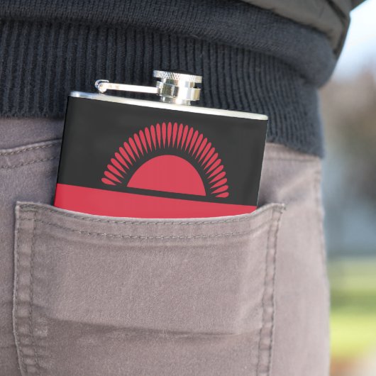 マラウイ国旗 フラスク (インサイチュ)