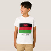 マラウイ国旗 Tシャツ (正面フル)