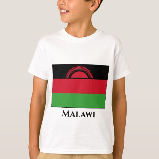 マラウイ国旗 Tシャツ (正面)
