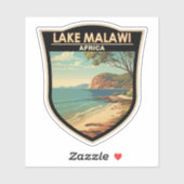 マラウイ湖アフリカ旅行ヴィンテージ シール (シート)