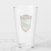 マラウイ湖アフリカ旅行ヴィンテージ タンブラーグラス (裏面)