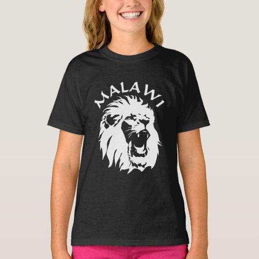 マラウイ獅子 Tシャツ (正面)