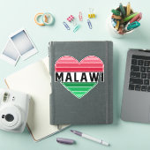 マラウイ語、マラウイ語のハート シール (iPadカバー)