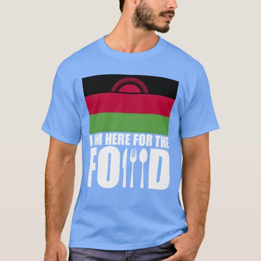 マラウイ お土産 食べ物 旅行 友達 Tシャツ (正面)