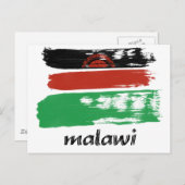 マラウフラグデザイン ポストカード (正面/裏面)