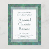 マラエレガントカイト緑の幾何学的パターン チラシ (裏面)