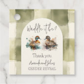 マラエレガントード・ダックのジェンダーの暴露である フェイバータグ (正面)