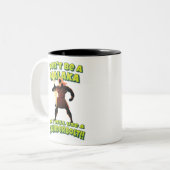 マラカにならないかサンダーボルトを使う!! ツートーンマグカップ (正面左)