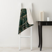 マラカイトおよび金ゴールド生命の樹の生命の花 シェルパブランケット (インサイチュ)