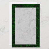 マラカイトと大理石 便箋 (正面/裏面)