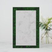 マラカイトと大理石 便箋 (スタンド正面)