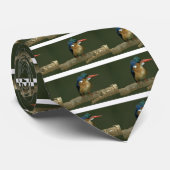 マラカイトのカワセミ ネクタイ (ロール)