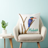 マラカイトキングフィッシャー装飾用クッション クッション (椅子)