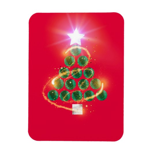 マラカイトクリスマスツリー マグネット (縦)