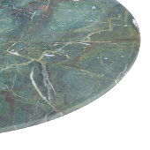 マラカイトグリーンマーブル 詳細なテクスチャ カッティングボード (角)