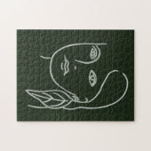 マラカイトポートレート ジグソーパズル (横)