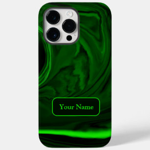 マラカイト石のパーソナライズされた緑 Case-Mate iPhone 14 PRO MAXケース