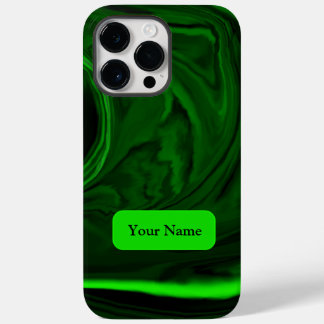 マラカイト石の緑パーソナライズされた、ケース – メイトiPho Case-Mate iPhone 14 Pro Maxケース
