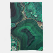 マラカイトCu6CO3(OH)2 キッチンタオル (縦)