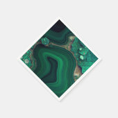 マラカイトCu6CO3(OH)2 スタンダードカクテルナプキン (角)