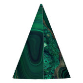 マラカイトCu6CO3(OH)2 パーティーハット (裏面)