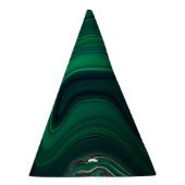 マラカイトCu6CO3(OH)2 パーティーハット (右)