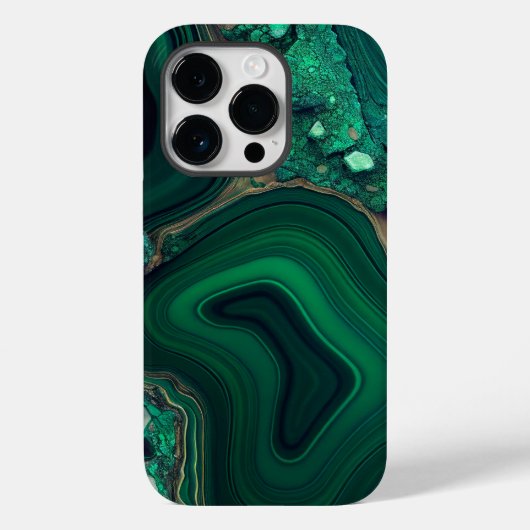 マラカイトCu6CO3(OH)2 Case-Mate iPhoneケース (裏面)