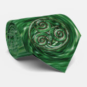 マラカイトTriskel ネクタイ (ロール)