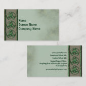 マラカイトTriskel 名刺 (正面/裏面)