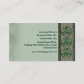 マラカイトTriskel 名刺 (裏面)