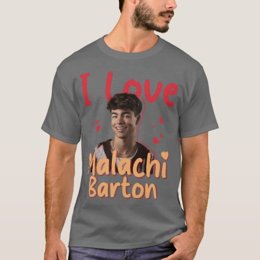 マラカイ・バートンの友達の少年が大好き Tシャツ (正面)