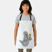 マラカスとのミュージシャンとしてシール エプロン (インサイチュ)