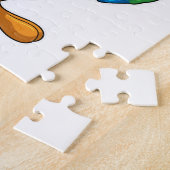 マラカスと音楽でオウム ジグソーパズル (側面)