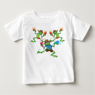 マラカスのカエル ベビーTシャツ