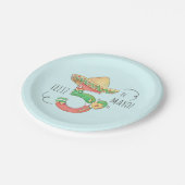 マラカスの#5ムブレロでシンコ・デ・マヨ ペーパープレート (アングル)