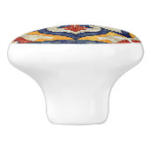 マラカラフルカシュタイルデザイン セラミックノブ (側面)