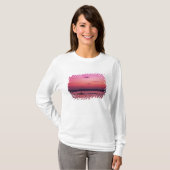 マラガから見るスカイ島の夕焼け Tシャツ (正面フル)