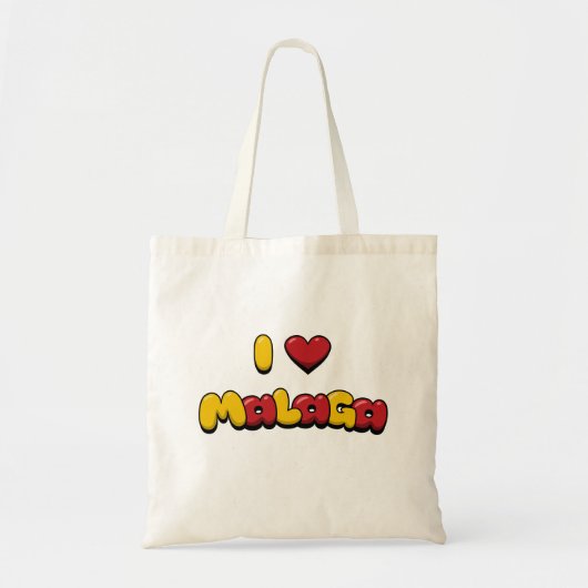 マラガが大好き トートバッグ (正面)
