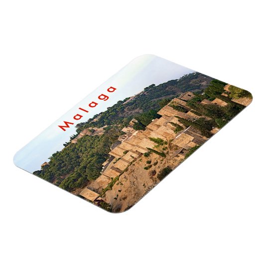 マラガのアルカサバ要塞の眺め。 マグネット (左側)