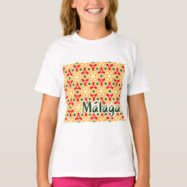 マラガの街並み 1 Tシャツ
